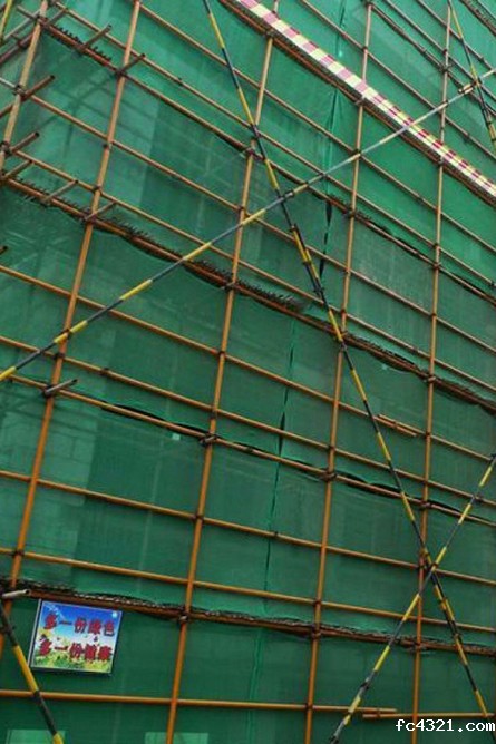 中建一局项目建筑安全网施工案例