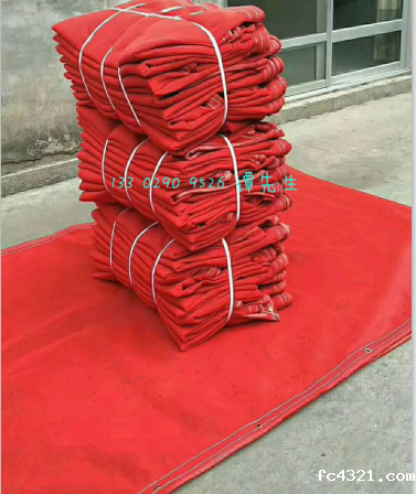 红色密目式安全网
